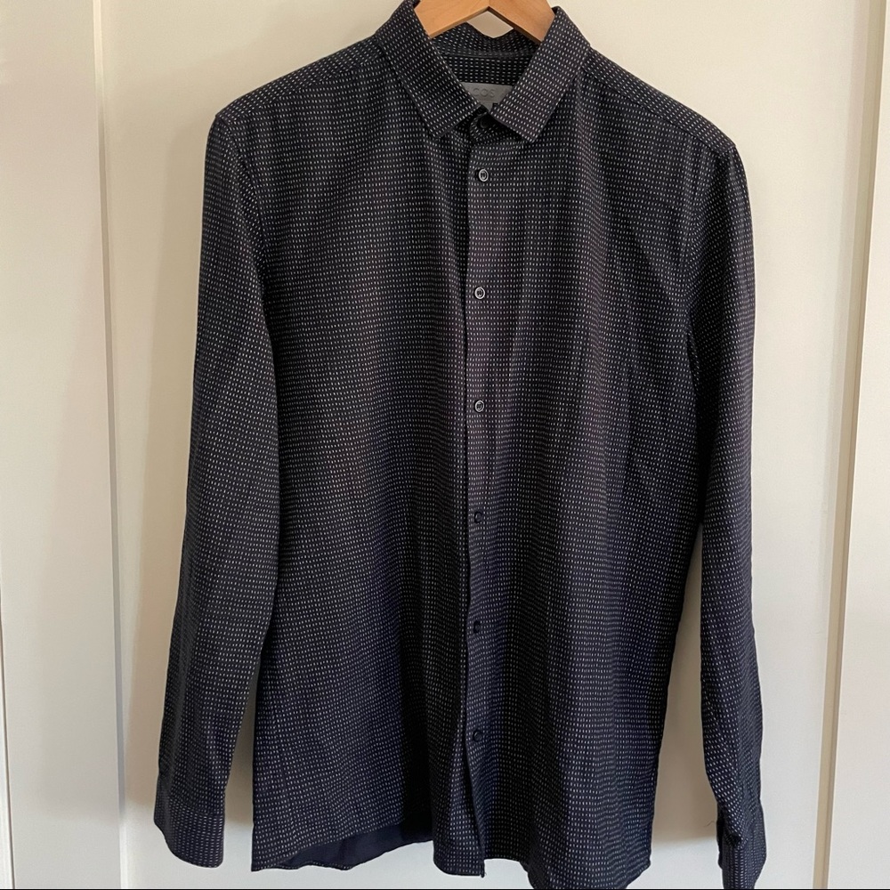COS Cross Stitch Pattern Button Up Sz M
